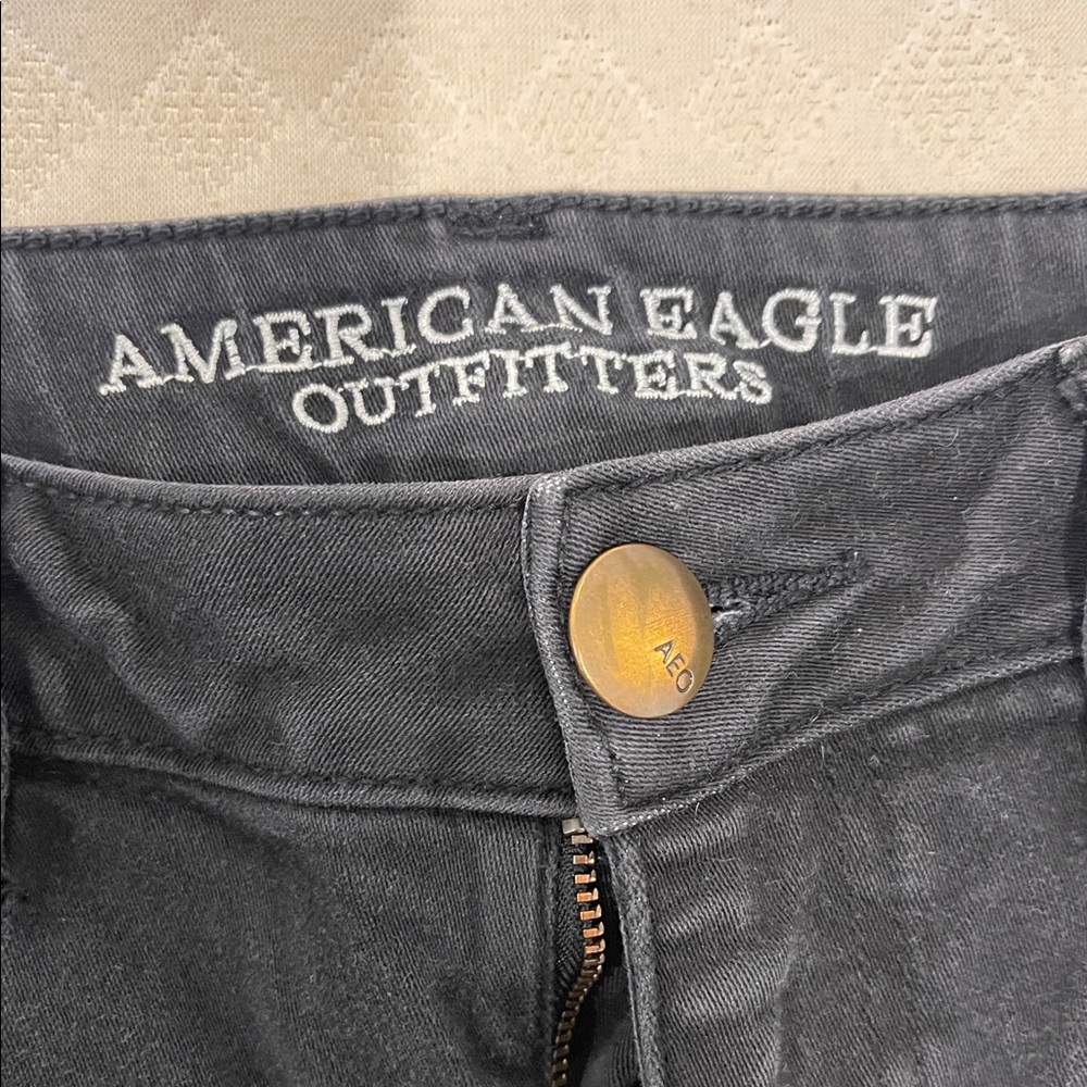 American Eagle Outfitters Women's Black High Rise Jeans